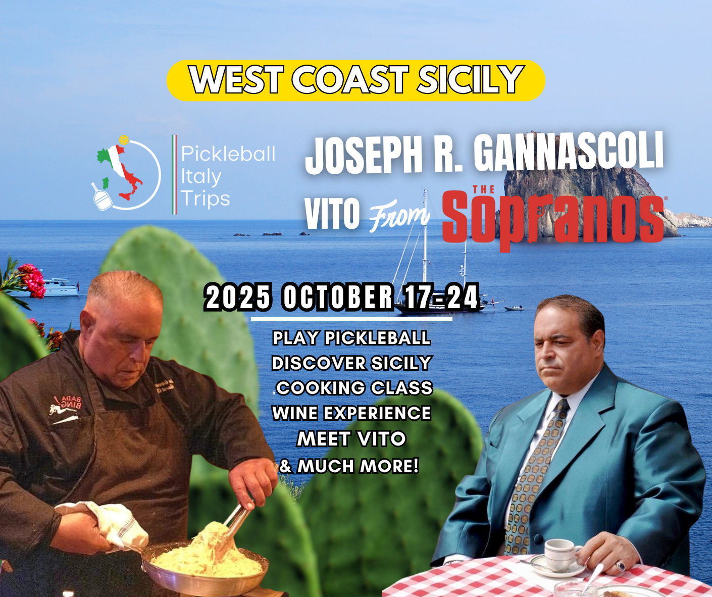 Sicily - With VIP Vito from "The Sopranos" | 17 - 24 Oct. 2025