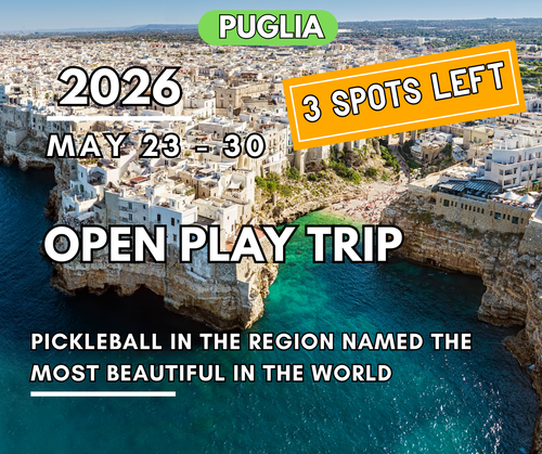 ONLY 3 SPOTS LEFT - Puglia - Open Play Trip | 23 - 30 May 2026