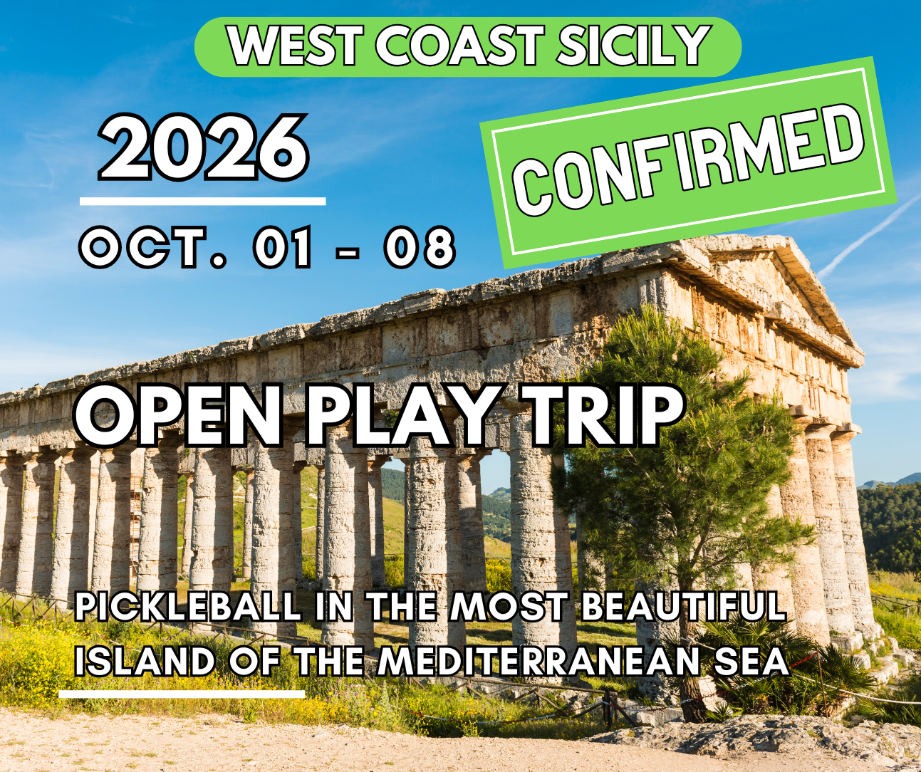 West Coast Sicily - Open Play | 01 - 08 October 2026