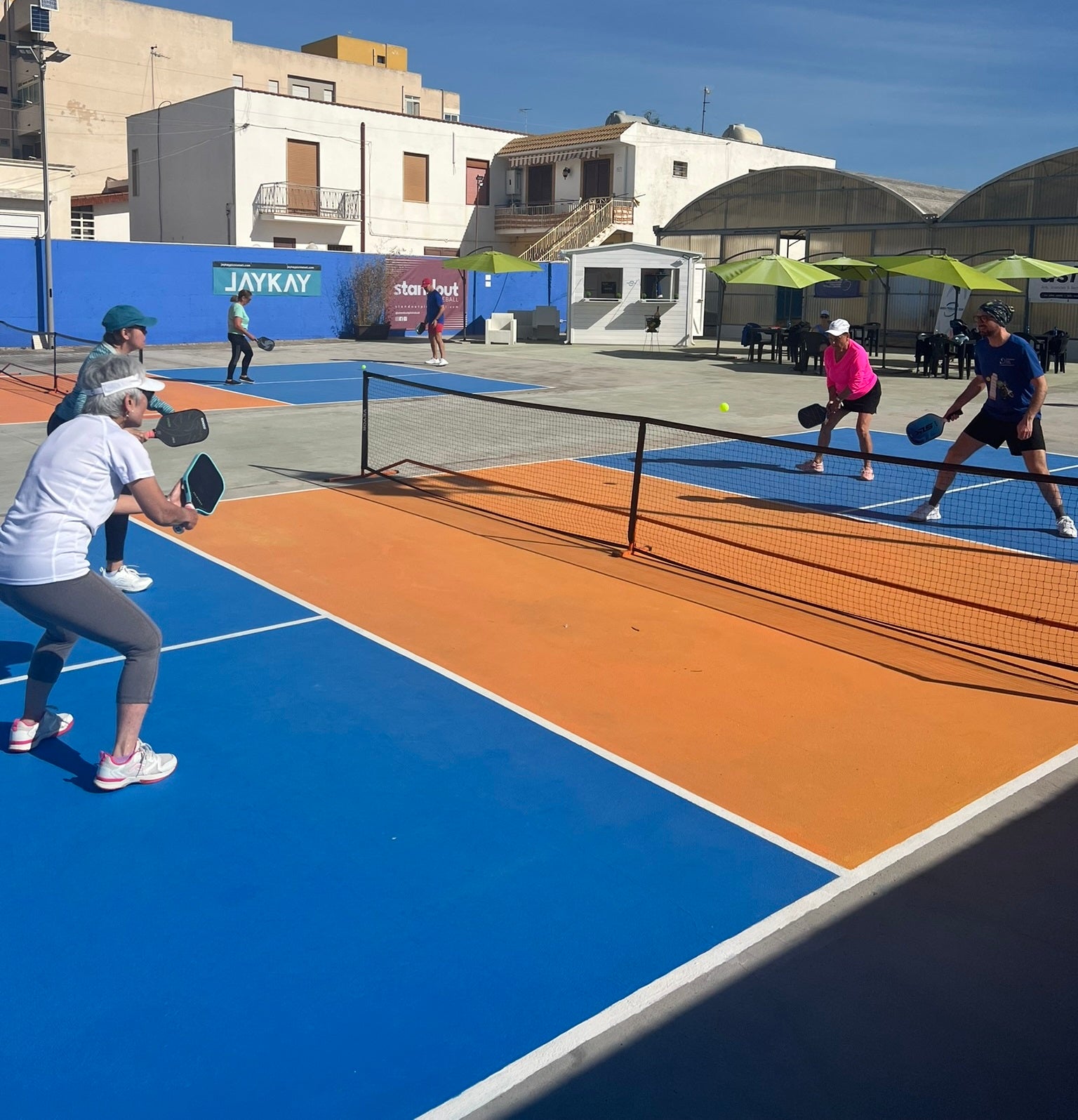 Pickleball Italy Trips players enjoying open play Sicily
#pickleballitalytrips #pickleballtrips #pickleballtravels #pickleballvacations #pickleballgateways #pickleballholidays #pickleballitaly #pickleball
