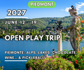 Piedmont - Open Play Trip | 12 - 19 June 2027