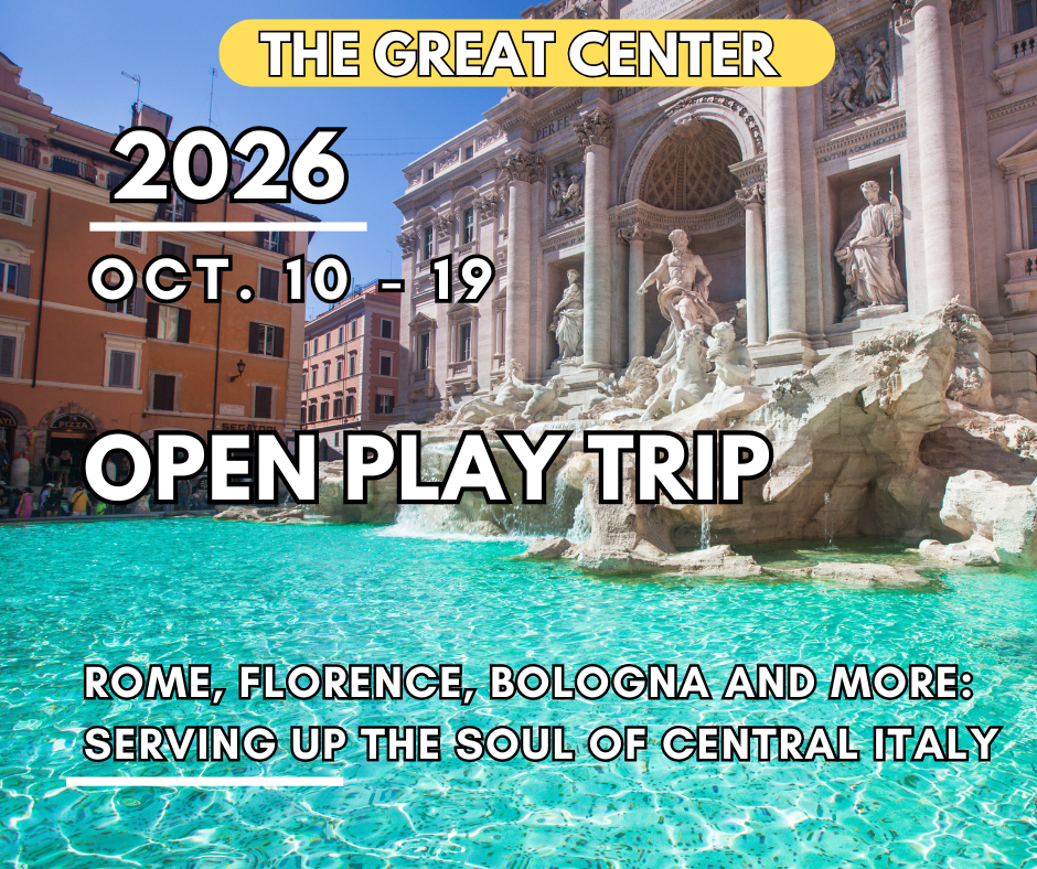 The Great Center - Open Play Trip | 10 – 19 October 2026