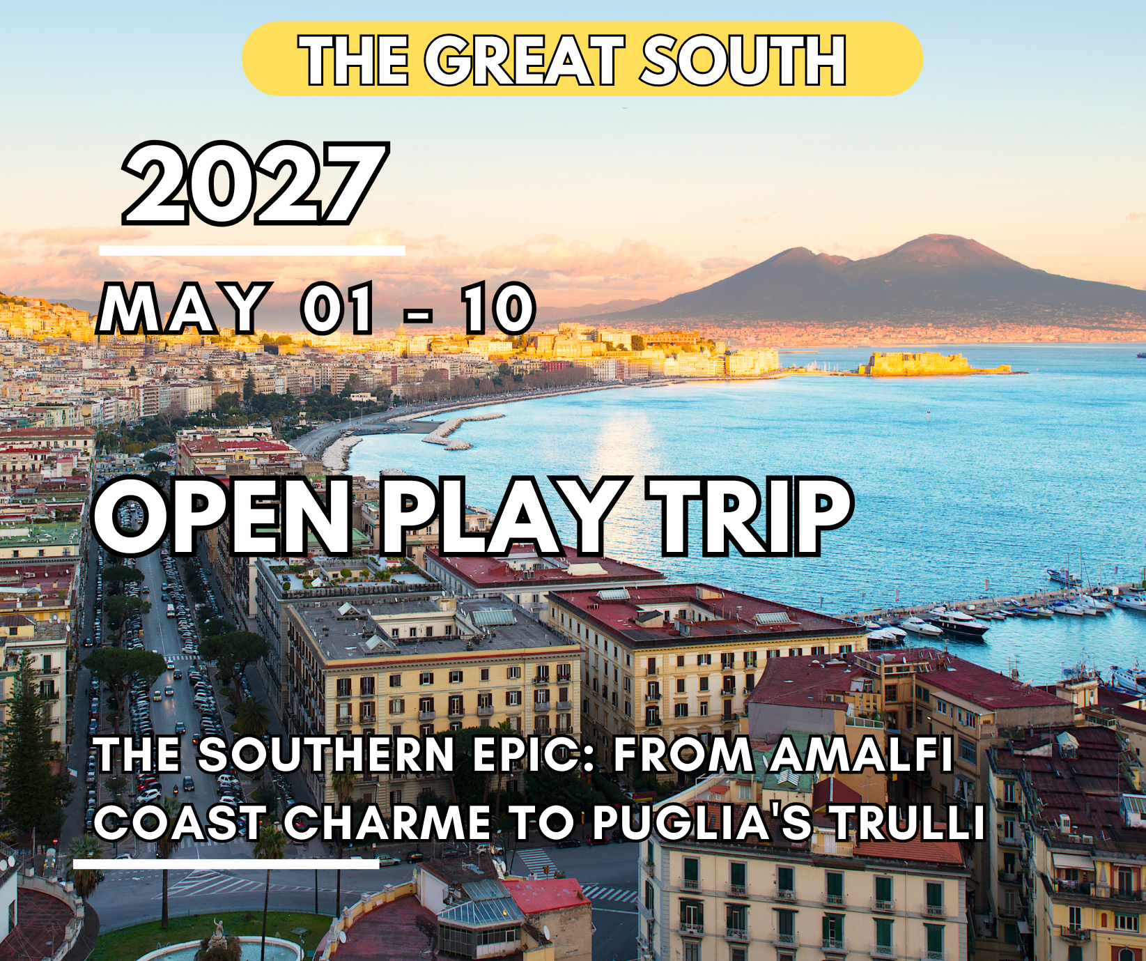 The Great South - Open Play Trip | 01 – 10 May 2027